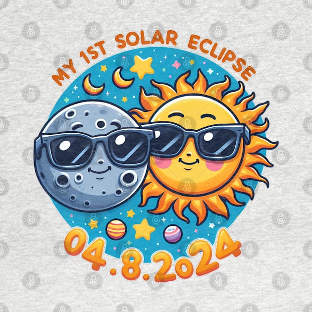 My First Total Solar Eclipse April 8 2024 Toddler Kids by HBart